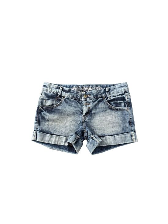 Express Pants - Women's Express Blue Denim Jean Shorts Size 6